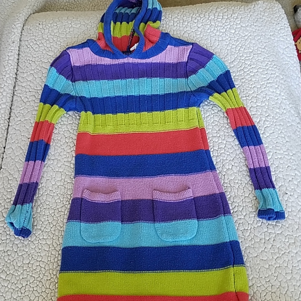 Girls Dress with pockets and hood
